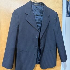 Van Heusen Charcoal Pinstripe Men's Blazer